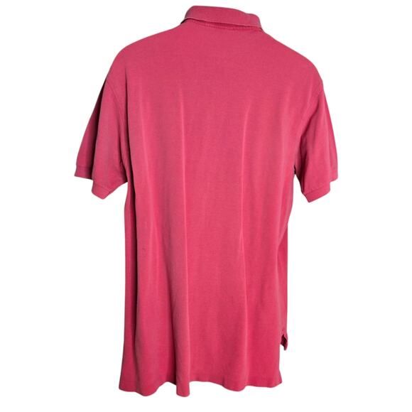 Brooks Brothers Mens Polo Shirt L Golden Fleece‎ Salmon Pink Cotton Preppy USA - Picture 7 of 8